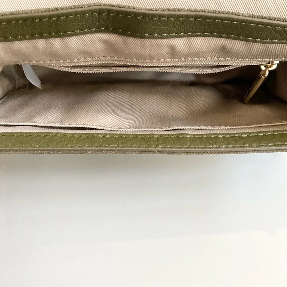 Talbot's Suede Leather NWOT Small Crossbody. - Picture 7 of 12